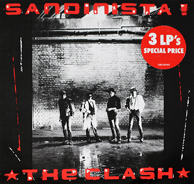 THE CLASH - Sandinista album front cover vinyl record
